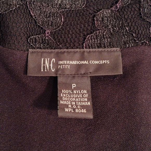 INC | Women Petites Lace Blouse - Picture 8 of 8